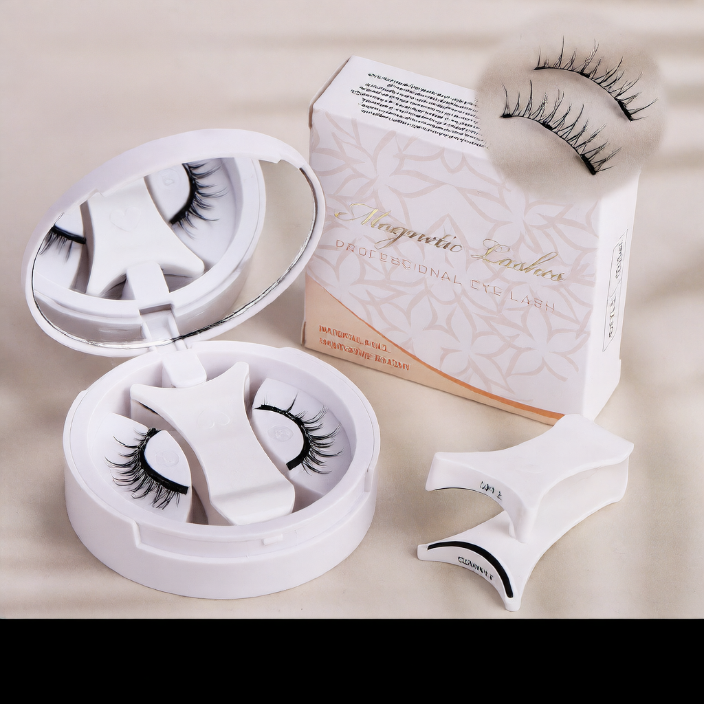 Magnetic False Eyelashes Set with Storage Box