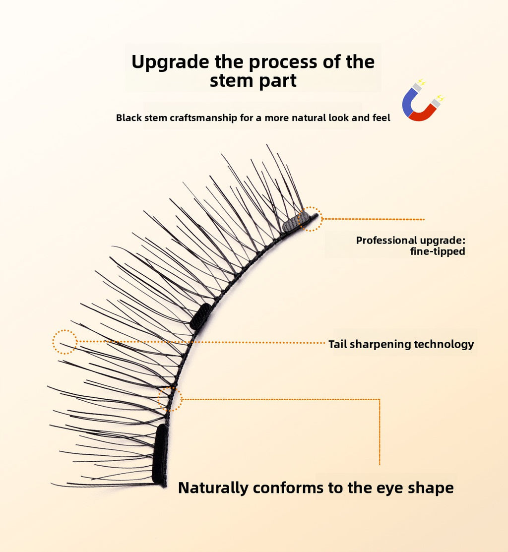 Magnetic False Eyelashes Set with Storage Box