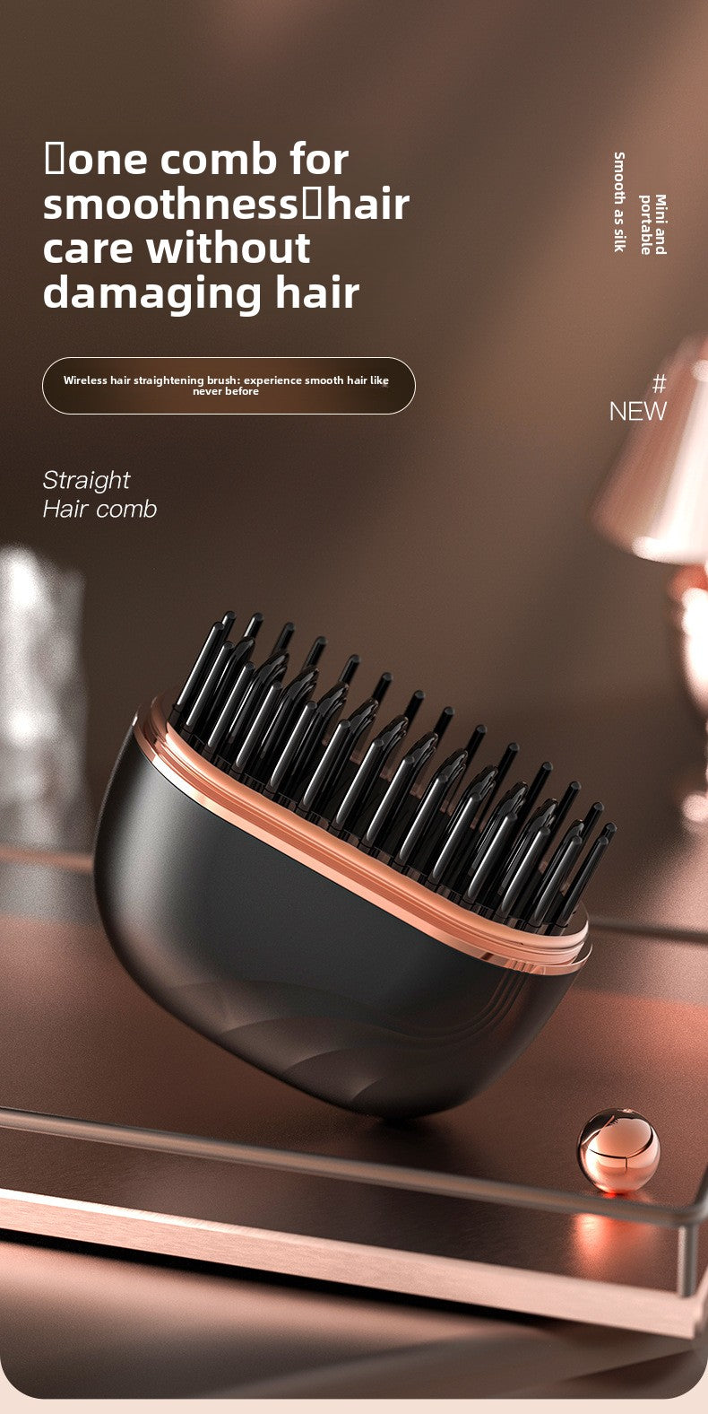 Mini Hair Straightening Comb