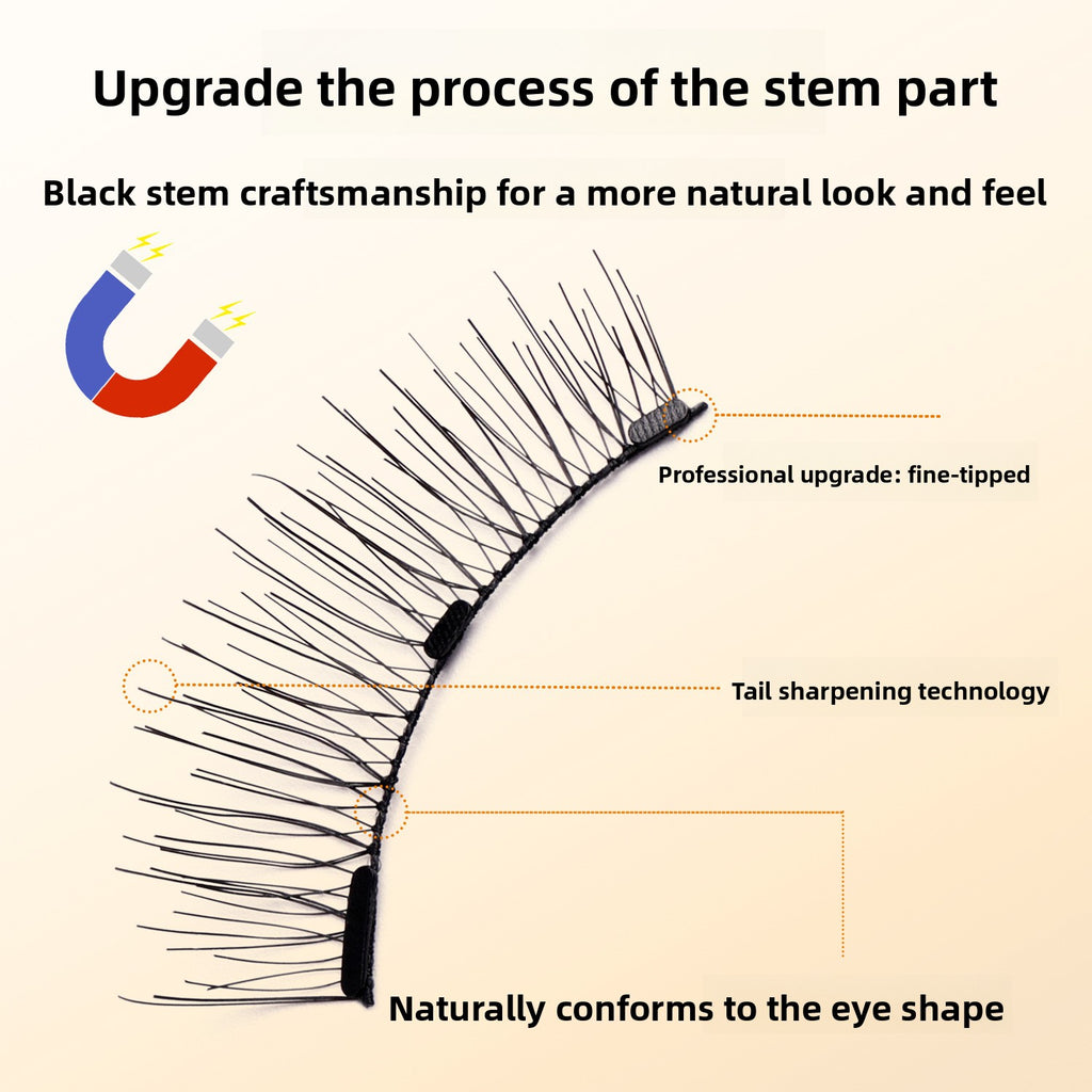 Magnetic False Eyelashes Set with Storage Box